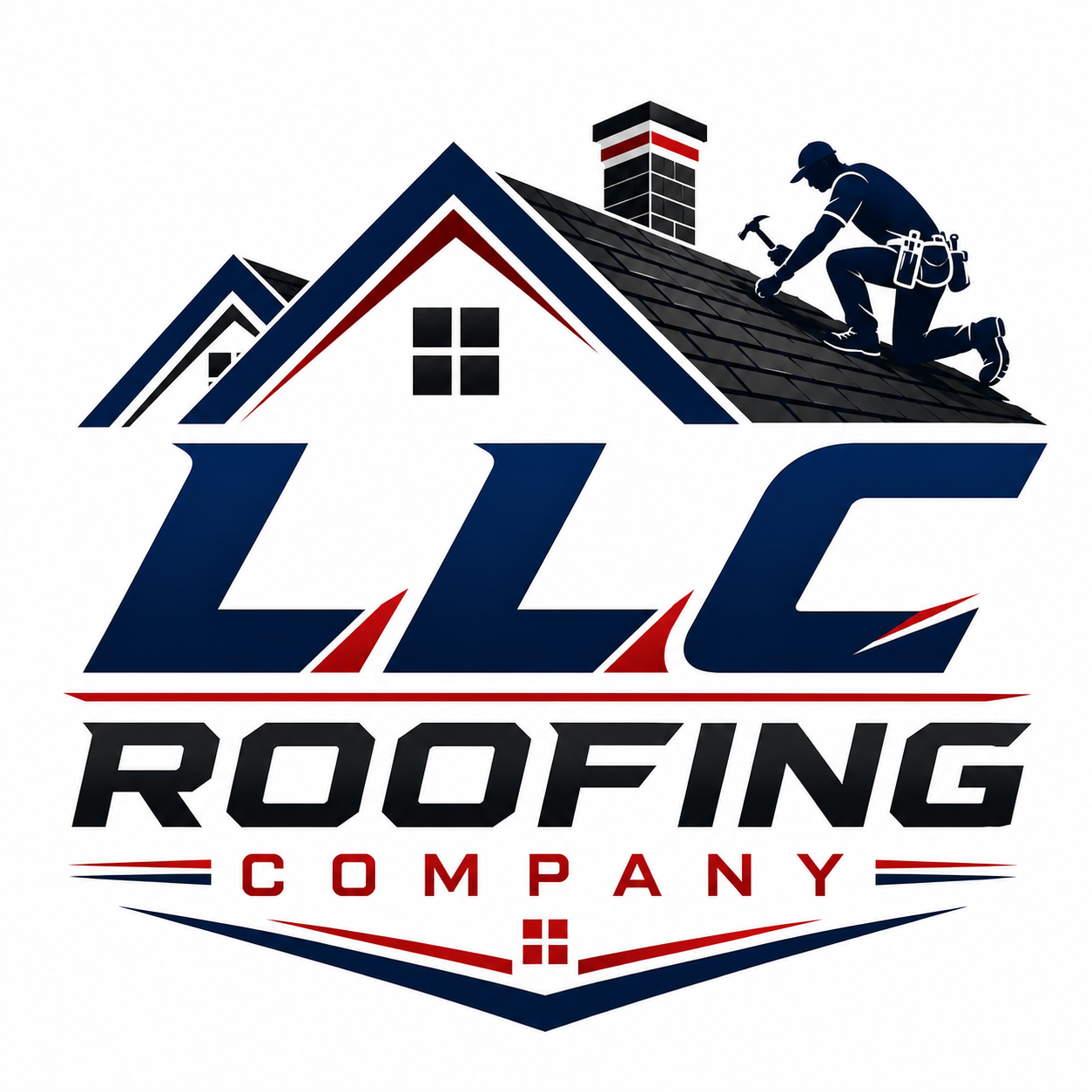 LLC Roofing Company logo